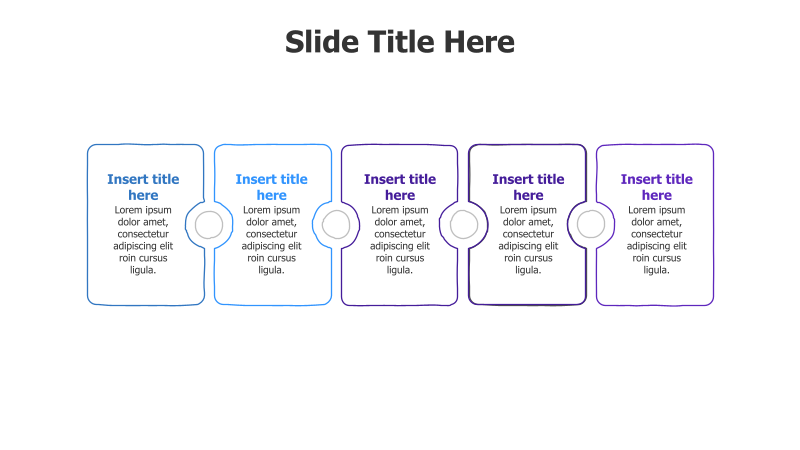 5-Point Doodle Block Infographic