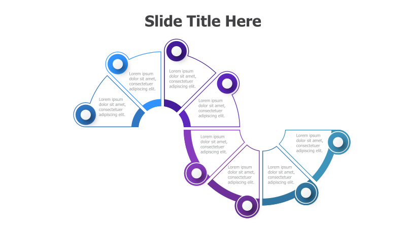 8-Point Circular Timeline
