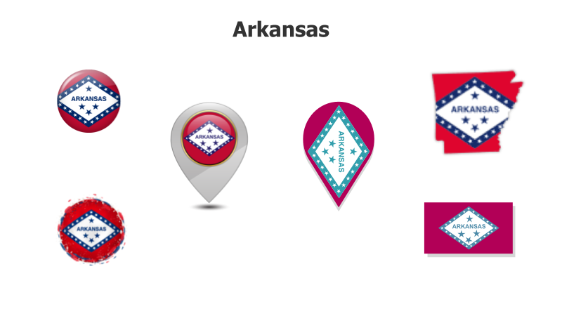 Arkansas State Flag Variations