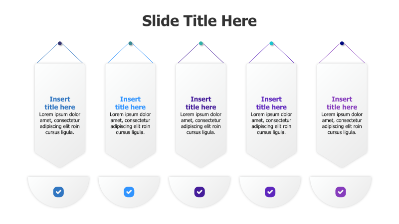 5-Point Hanging Flags with Icons