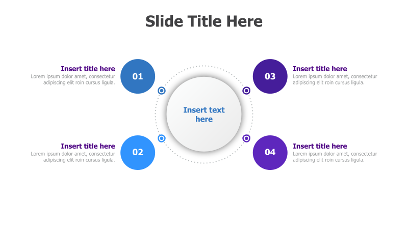 4-Point Circular Process Diagram