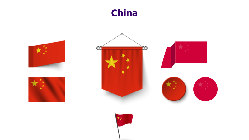 China Flag Variations