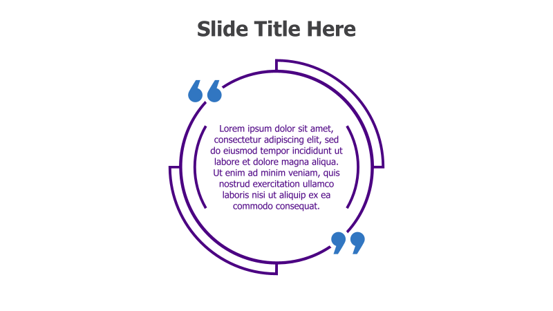 Circular Quote Template