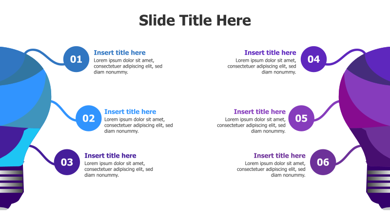 6 Points from 2 Colored Bulbs Infographic