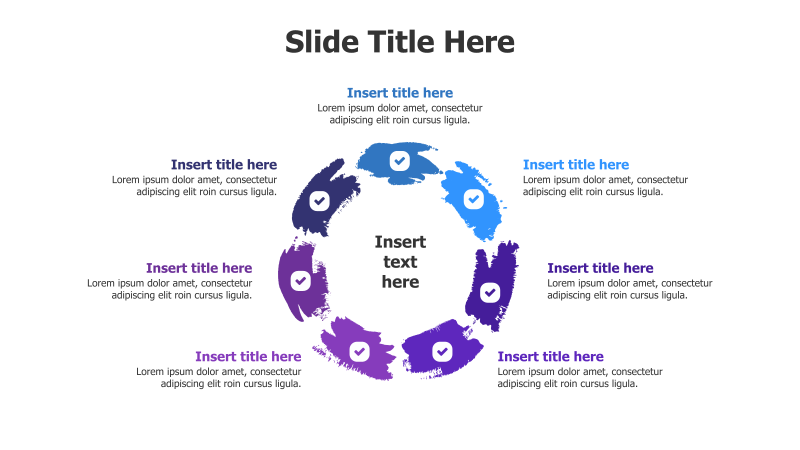 7-Step Scratchy Circular Infographic