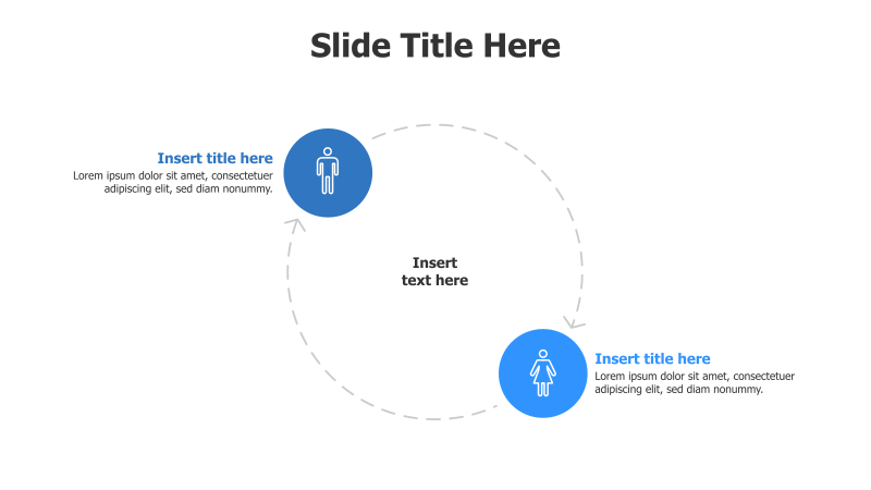 Two-Point Male & Female Signs Infographic