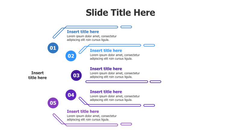 5-Point Branching Infographic