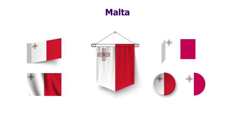 Malta Flag Variations
