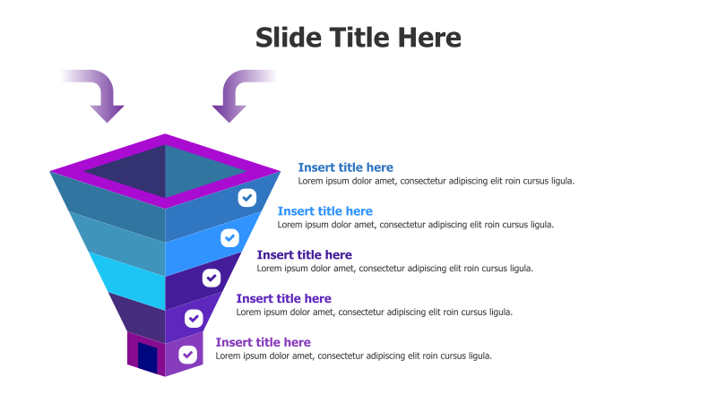 5-Level Funnel Diagram
