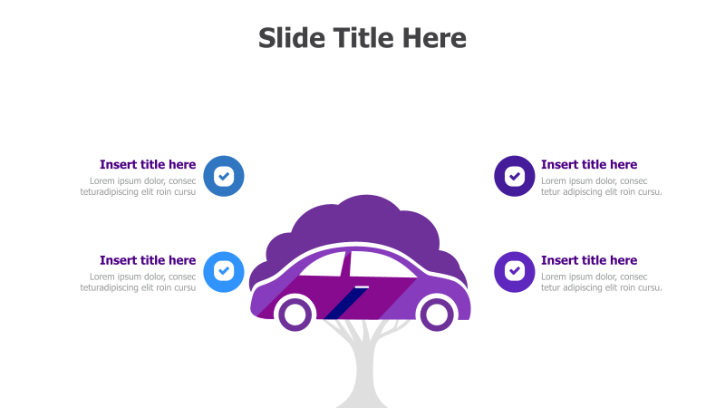 Car Under Tree with 3 Points