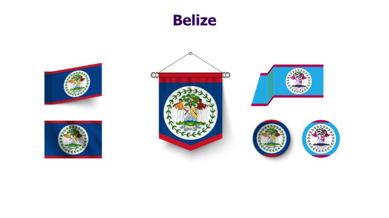 Belize Flag Variations