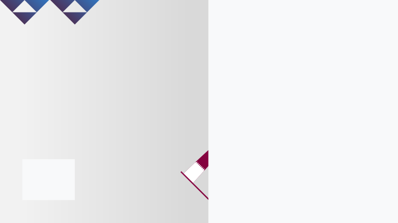 Qatar Flag Triangles Cover