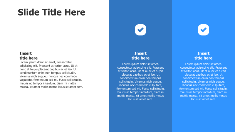 Two-Point Comparison Slide