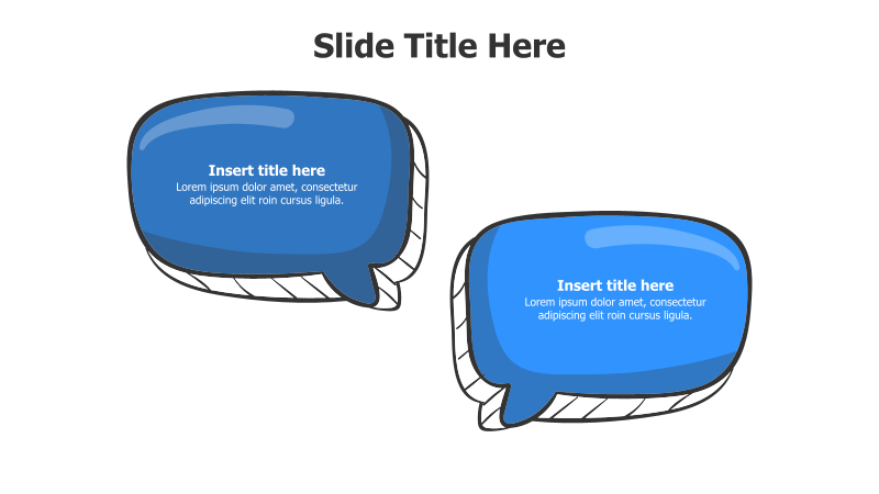 2-Point Doodle Speech Bubble Comparison