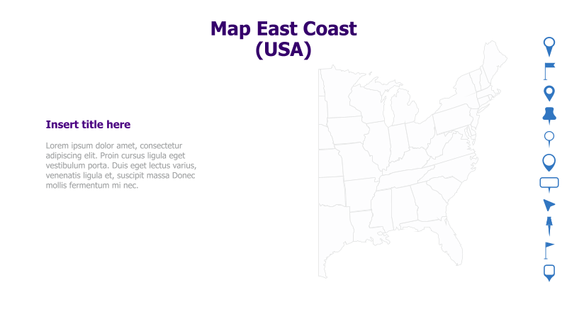 East Coast USA Map