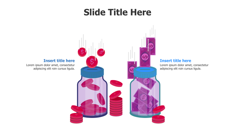 Savings Comparison Infographic