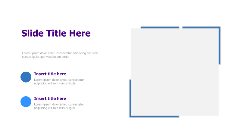 Two-Point Text & Graphic Layout