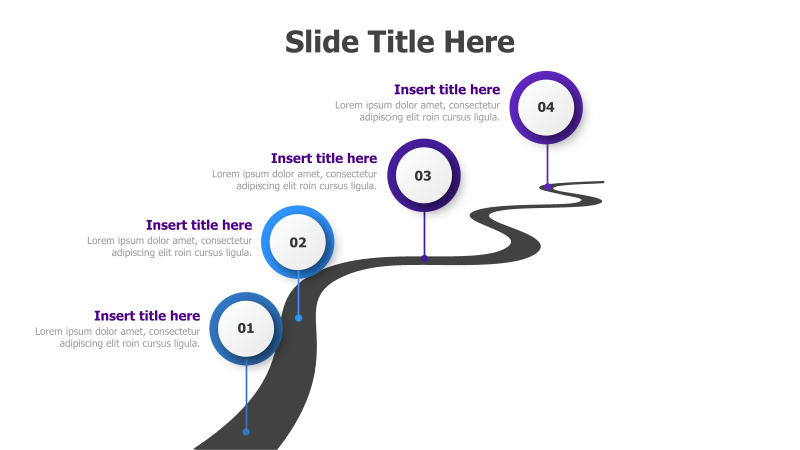 4-Step Roadmap Infographic