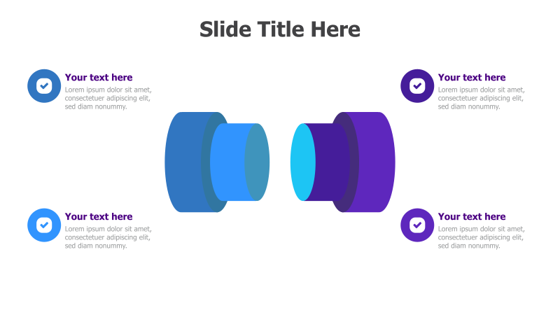 Dual 3D Stacked Cylinder Diagram