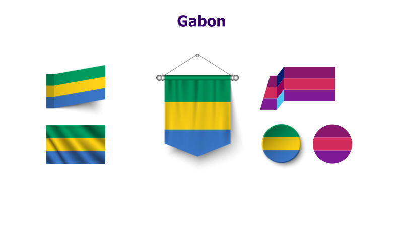 Gabon Flag Variations