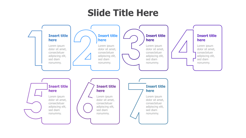 7-Step Numbered Process Flow