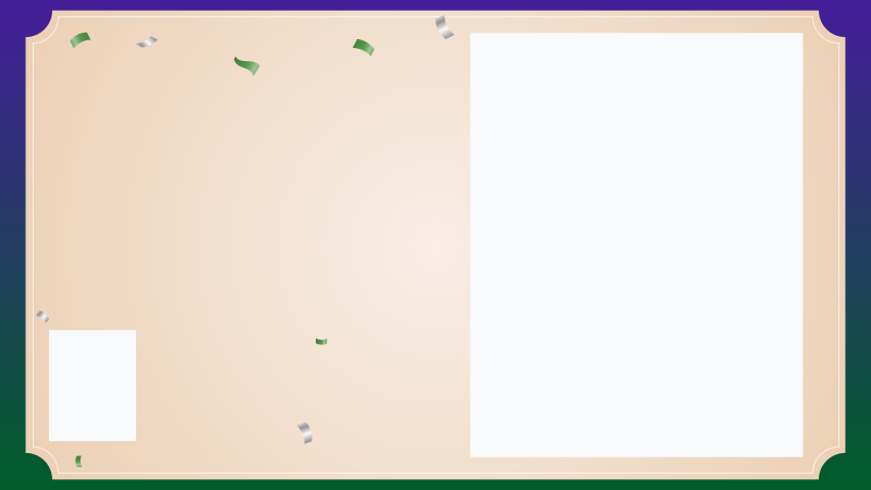 Confetti Frame Template