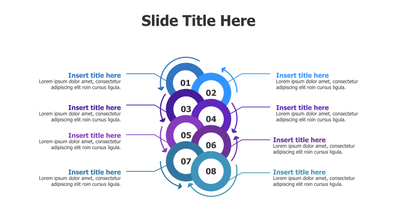 8-Point Circular Process with Numbers