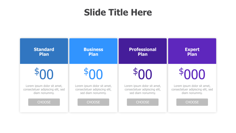Four-Tier Pricing Plan