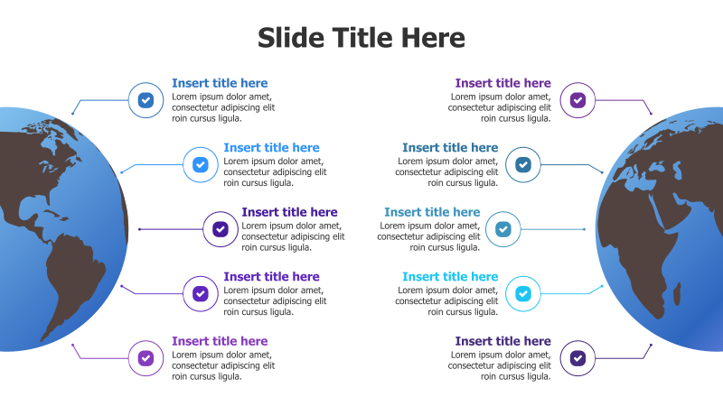 10-Point Earth Map Infographic