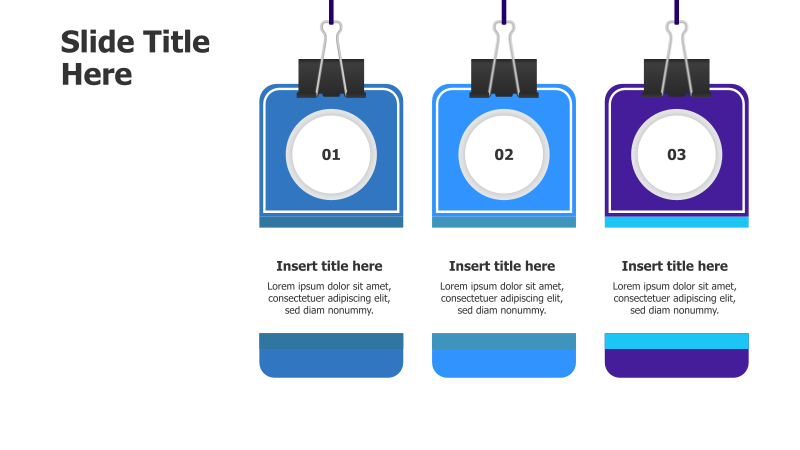 Three-Step Clipboard Infographic