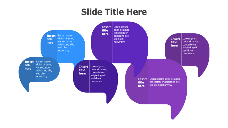 5-Point Speech Bubble Diagram