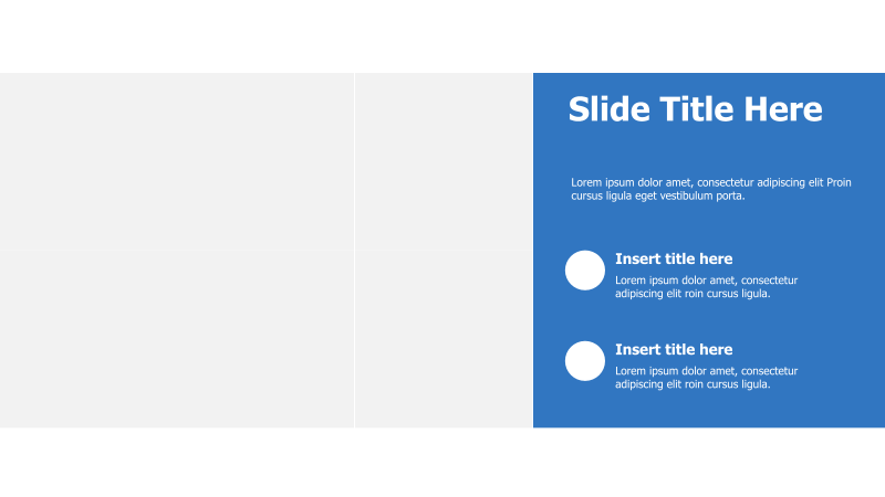 Two-Point Title & Description Slide