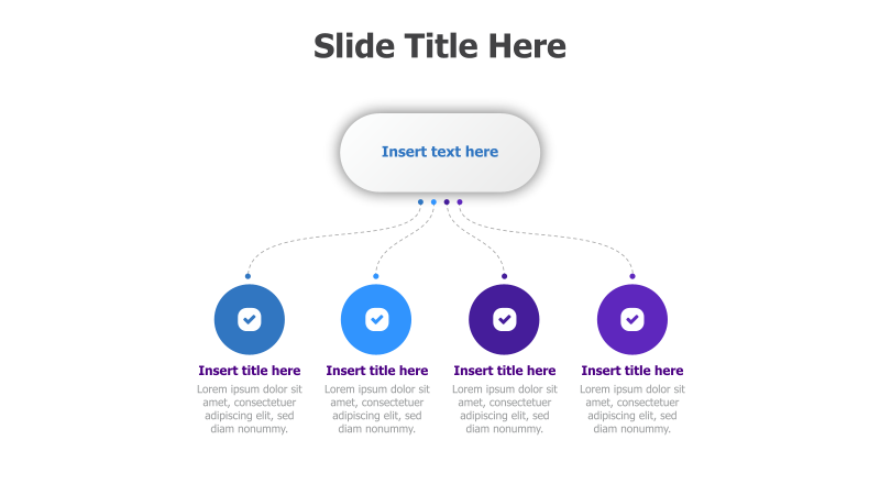 4-Point Branching Infographic