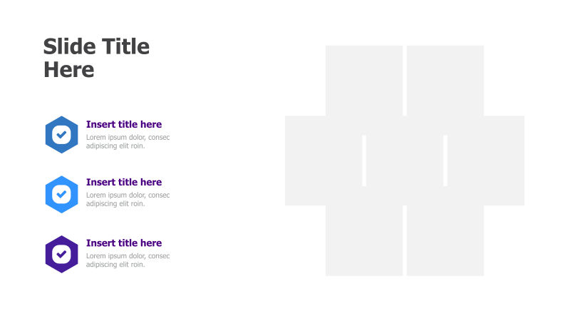 3-Point Feature List with Image Placeholders