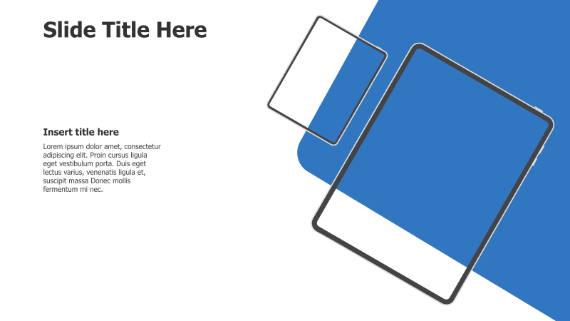 iPad Mockup Slide