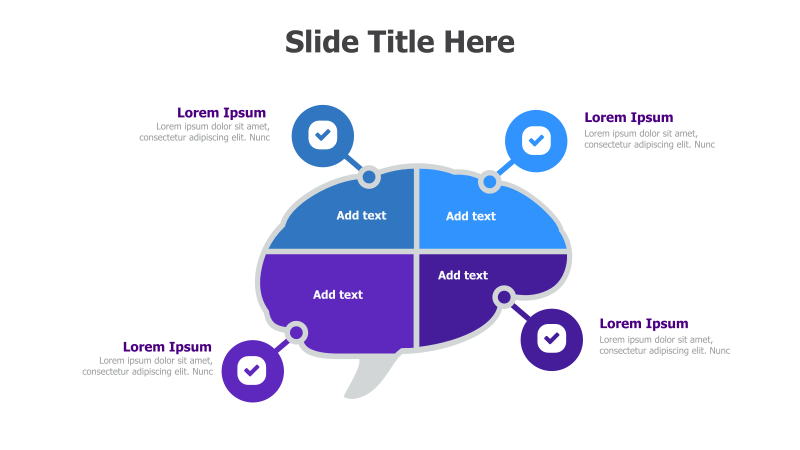 4-Point Brain Infographic
