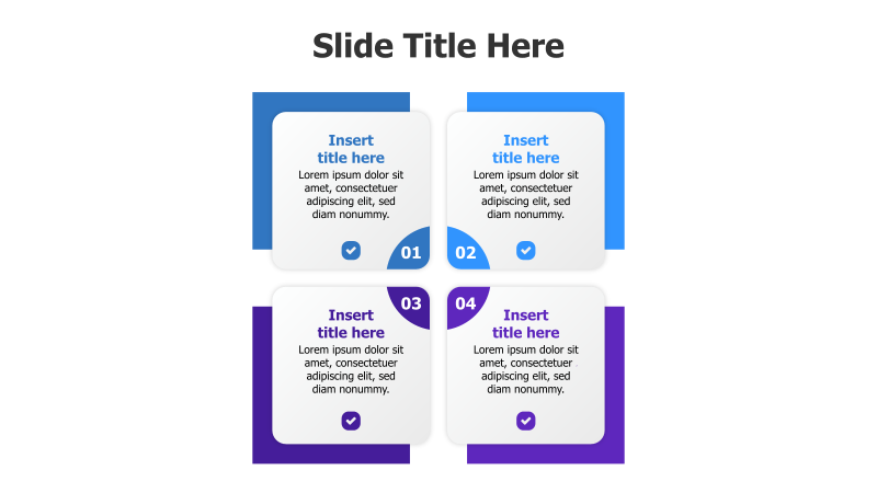 4-Part Matrix with Shared Circle
