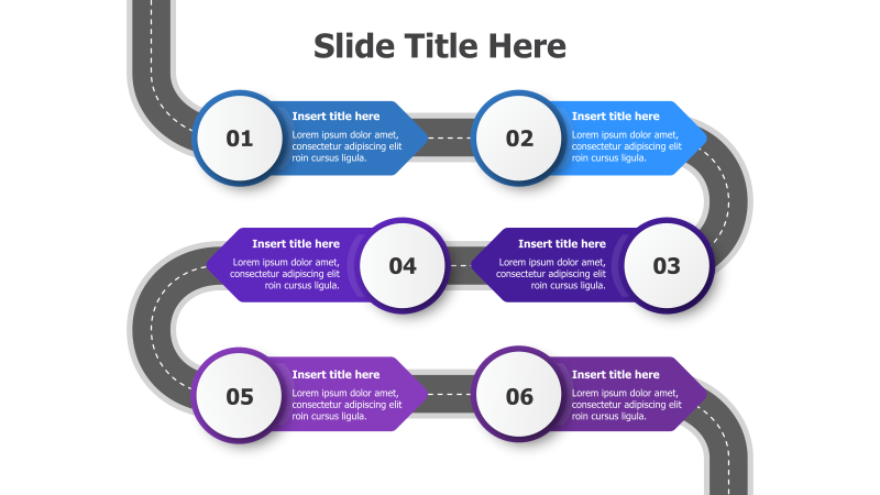 6-Step Roadmap Infographic