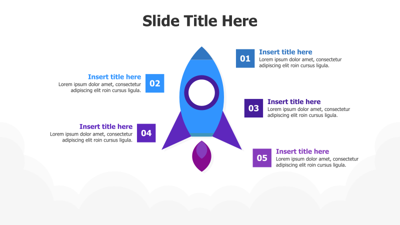 5-Point Rocket Infographic