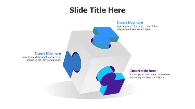 3-Part Interlocking Puzzle Diagram