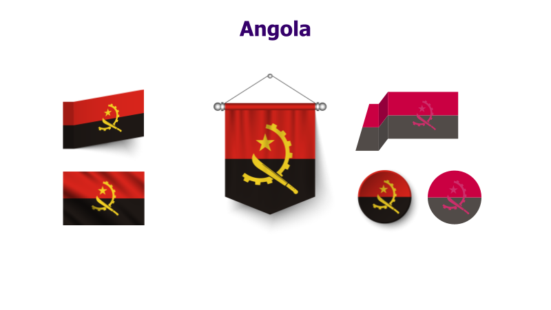 Angola Flag Variations