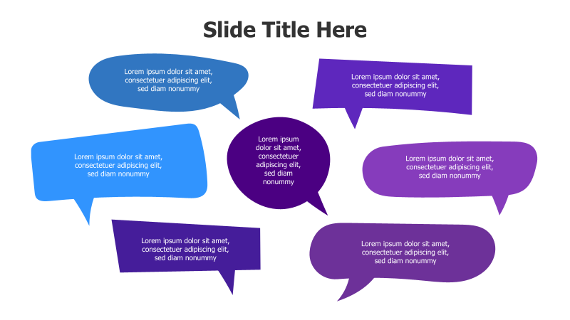 7 Speech Bubble Infographic