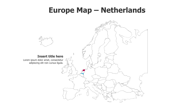 Europe Map - Netherlands