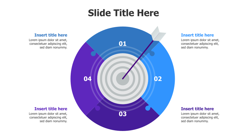 4-Part Goal-Oriented Infographic