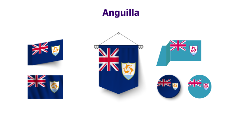 Anguilla Flag Variations