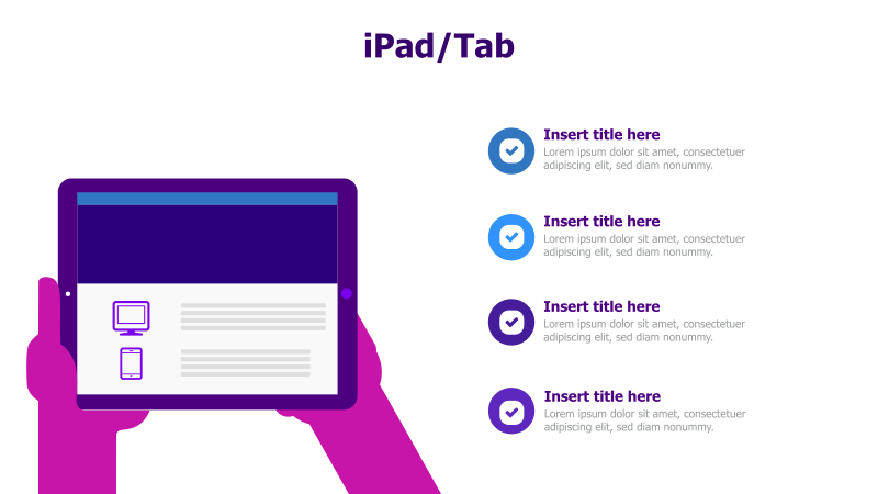 iPad/Tab Feature List