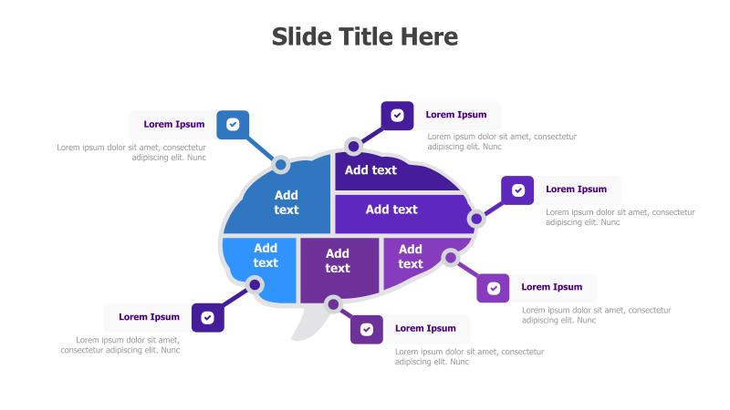 6-Point Brain Infographic