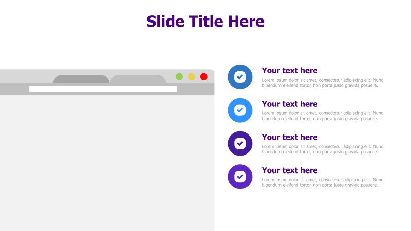4-Point Checklist with Browser Graphic