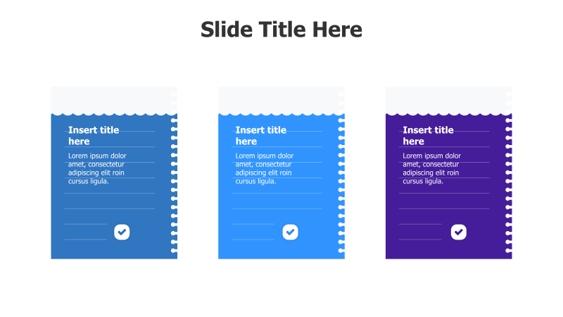 3-Part Comparison with Checkmarks