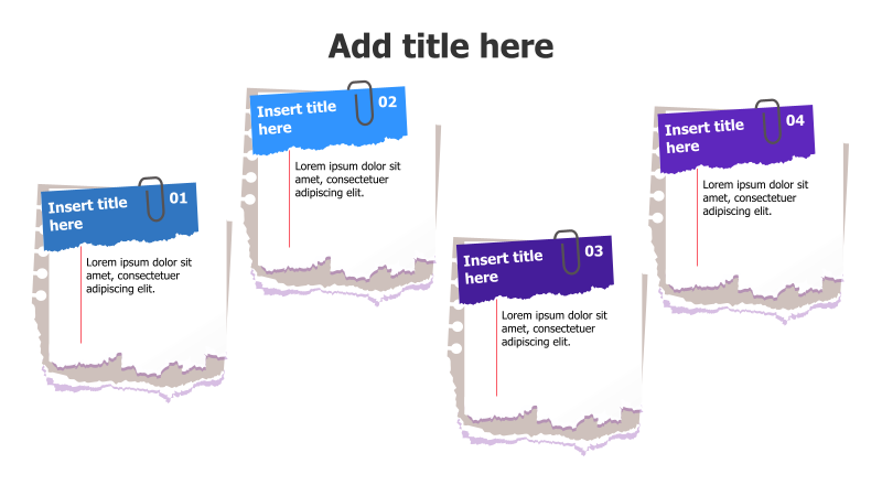 4 Paper Sticky Notes